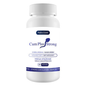 Suplement poprawiający jakość spermy Medica-Group Cum Plus Strong 60 kaps.