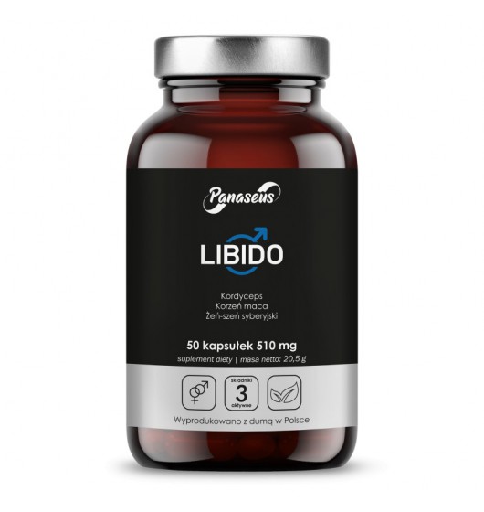 Tabletki wzmacniające męskie libido Panaseus Libido ♂ 50 kapsułek
