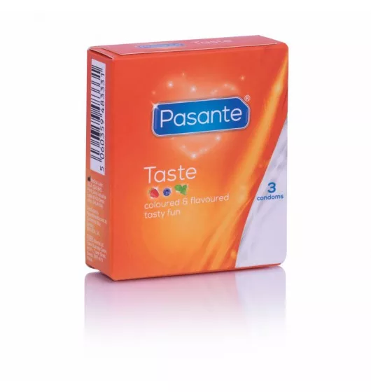 Owocowe prezerwatywy Pasante Flavours 3 szt.