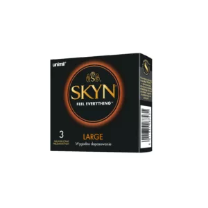 Powiększone prezerwatywy nielateksowe Unimil SKYN Large 3 szt.