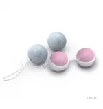 Zestaw kulek gejszy Lelo Luna Mini Pleasure Beads różowo-błękitne