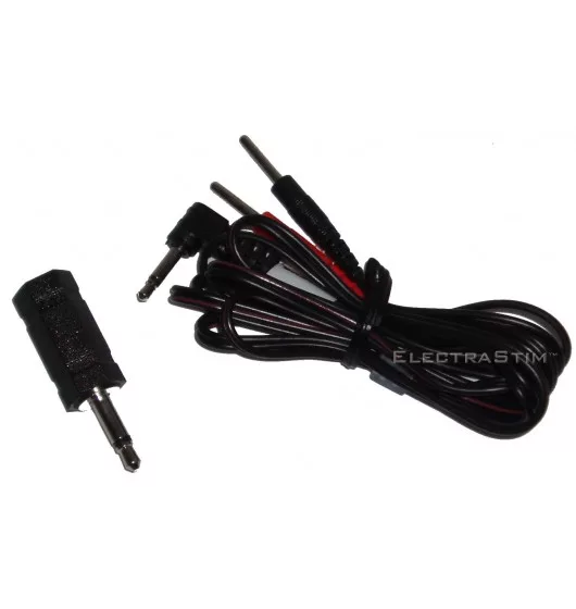 Dodatkowy kabel z przejściówką z 2.5/3.5mm jack na 2mm pin ElectraStim Adapter Cable Kit- 3.5mm/2.5mm Jack