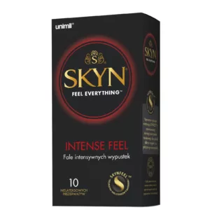Prezerwatywy nielateksowe z wypustkami Unimil Skyn Intense Feel 10 szt.