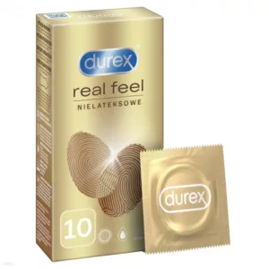 Prezerwatywy nielateksowe dla naturalnych doznań Durex Real Feel 10 szt.