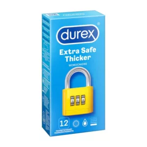 Prezerwatywy lateksowe grubsze Durex Extra Safe 12 szt.