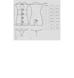 Kostium stewardesy 3-częściowy Obsessive Stewardess Dress S/M