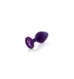 Zestaw metalowych korków analnych z kryształkami Rianne S Booty Plug Luxury Set 3x Purple