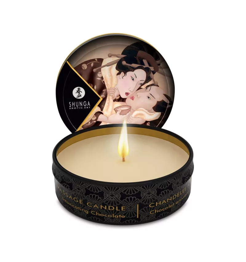 Świeca do masażu o zapachu czekoladowym Shunga Excitation Massage Candle 30 ml