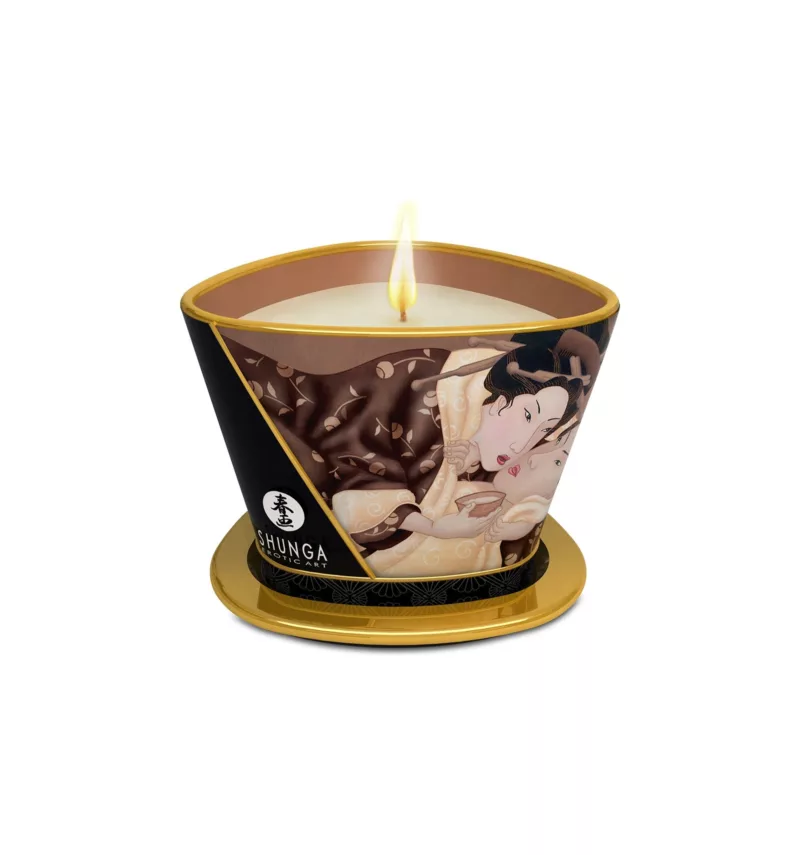 Świeca do masażu o zapachu czekoladowym Shunga Excitation Massage Candle ml