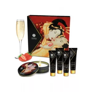 Zestaw kosmetyków Shunga Geisha's Secrets Sparkling Strawberry Wine