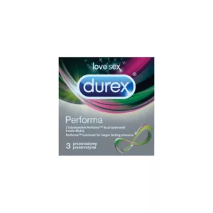 Prezerwatywy lateksowe przedłużające stosunek Durex Performa 3 szt.