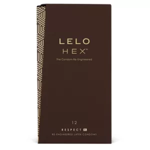 Heksagonalne prezerwatywy lateksowe Lelo Hex Respect XL 12 szt.