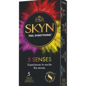 Nielateksowe prezerwatywy Unimil Skyn 5 Senses 5 szt.