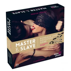 Gra erotyczna dla par Master & Slave Bondage Game Beige
