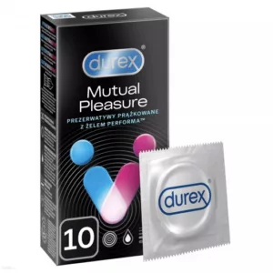 Prezerwatywy lateksowe ze środkiem opóźniającym wytrysk Durex Mutual Pleasure 10 szt.