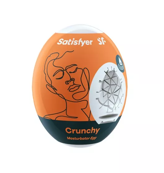 Samolubrykujący masturbator jajko Satisfyer Masturbator Egg Crunchy