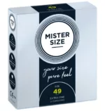Prezerwatywy dopasowane do rozmiaru 49mm Mister.Size 3 szt.
