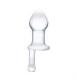 Szklana zatyczka z rączką Glas Glass Juicer Butt Plug