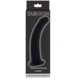 Silikonowe dildo Taboom Strap-On Dong Black Large
