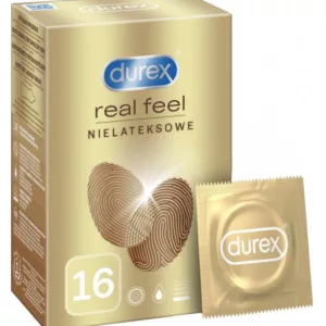 Nielateksowe prezerwatywy Durex Real Feel 16 szt.