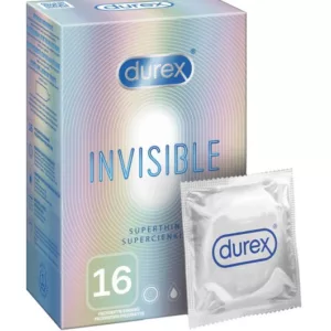 Supercienkie prezerwarywy lateksowe Durex Invisible Supercienkie 16 szt.