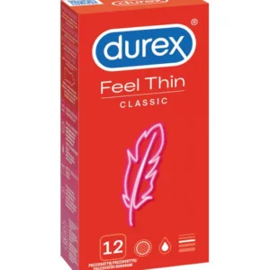 Cienkie prezerwatywy lateksowe Durex Feel Thin Classic 12 szt.