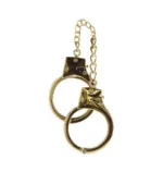 Metalowe kajdanki Taboom Gold Plated BDSM Handcuffs