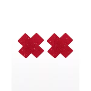 Naklejki na sutki Taboom Nipple X Covers Red