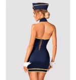 Komplet 4-częściowy Obsessive Stewardess uniform M/L
